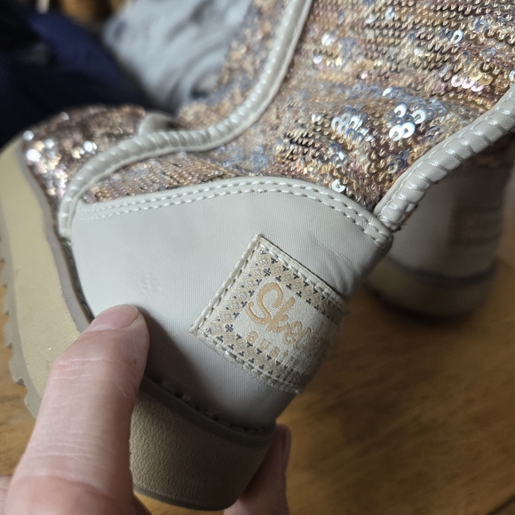 Skechers‎ Australia Gold Sequin Boots Womens Size 7 - Picture 9 of 9